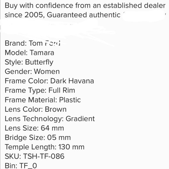 Tom Ford Tamara shades main image 8